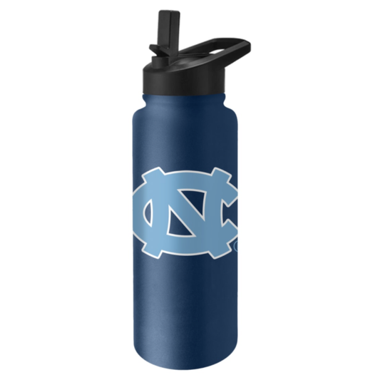 North Carolina Tar Heels Water Bottle 34 oz Quencher