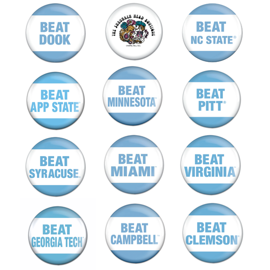 2023 Carolina Football Schedule Pin Package