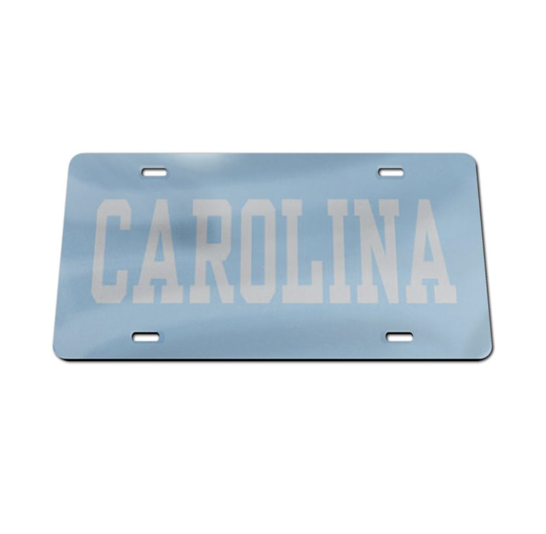 UNC Tar Heels Acrylic CAROLINA Front License Plate