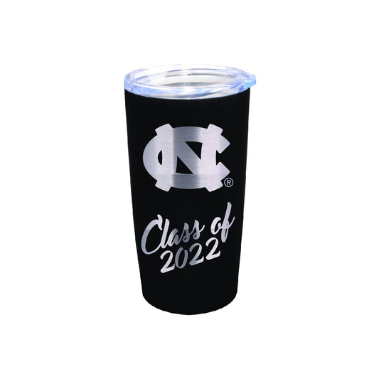 UNC Class of 2022 Stainless Steel Tumbler in Black 20 oz