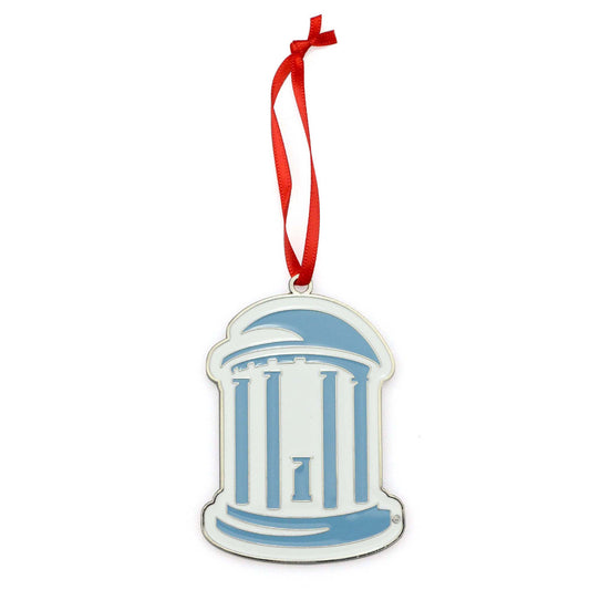 UNC Old Well Silver Metal Christmas Ornament