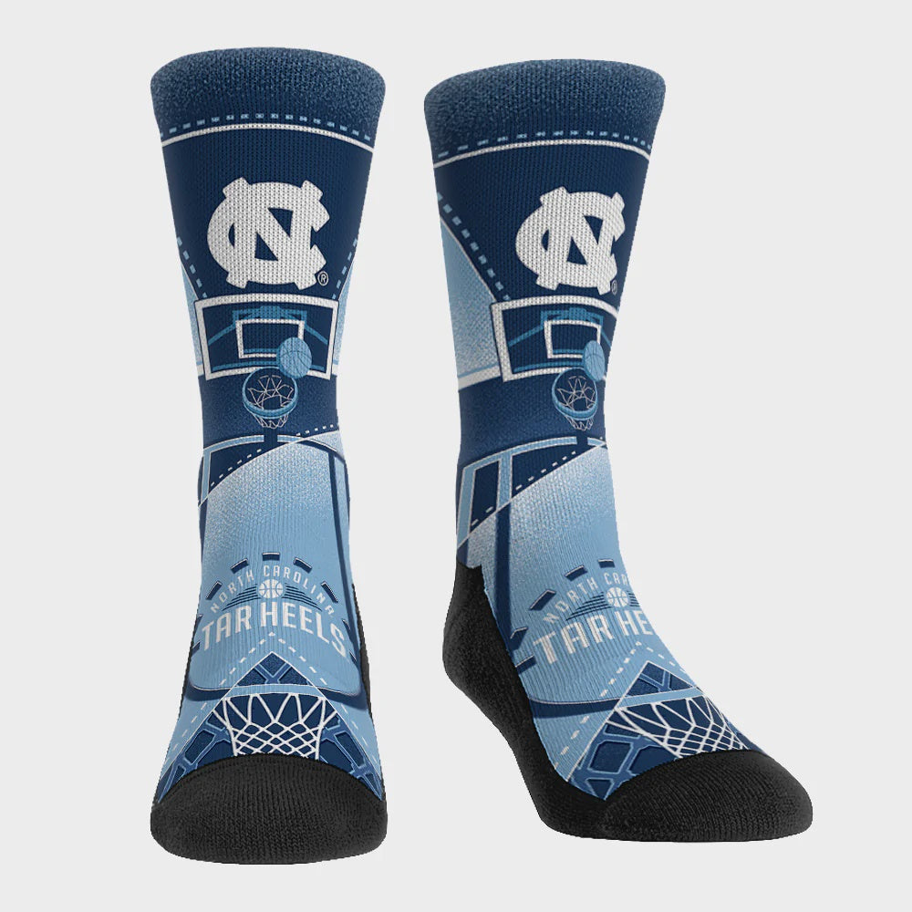 North Carolina Tar Heels Socks Nothing But Net