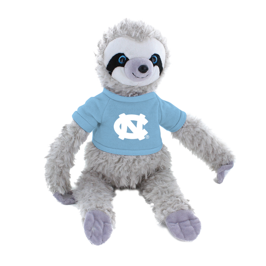UNC Tar Heels Sloth Stuffed Animal 12"