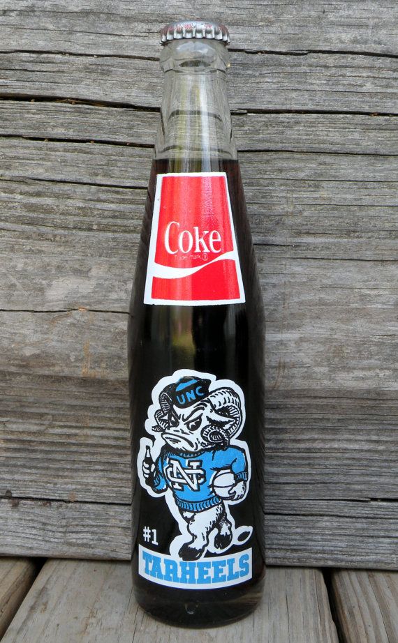 UNC Tar Heels Basketball 1982 NCAA Champions Coke Bottle