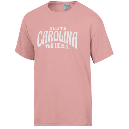 North Carolina Tar Heels Cotton Candy Pink T-Shirt by Comfort Wash