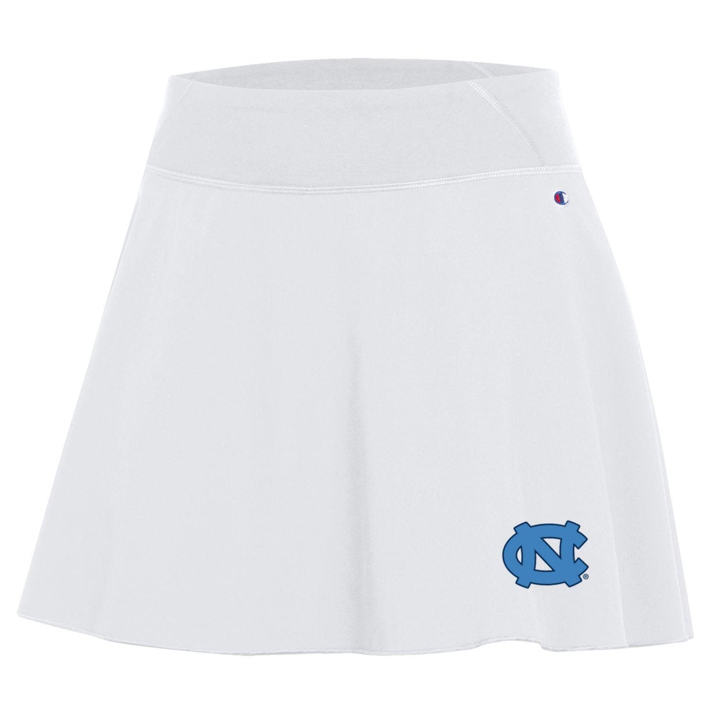 Carolina Tar Heels White Athletic Skirt with Shorts from Champion