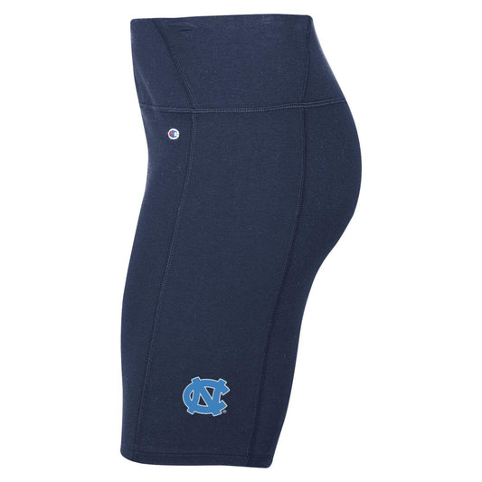 Carolina Tar Heels Women’s 7” Biker Shorts in Navy Blue