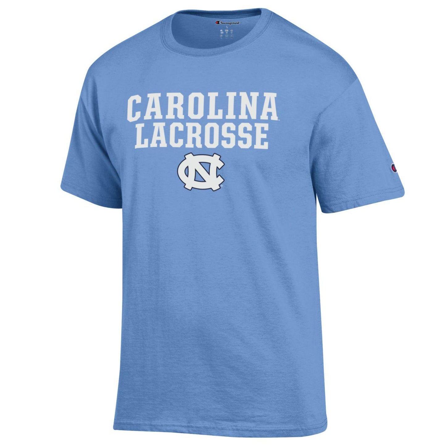 Carolina Lacrosse T-Shirt with UNC Logo by Champion