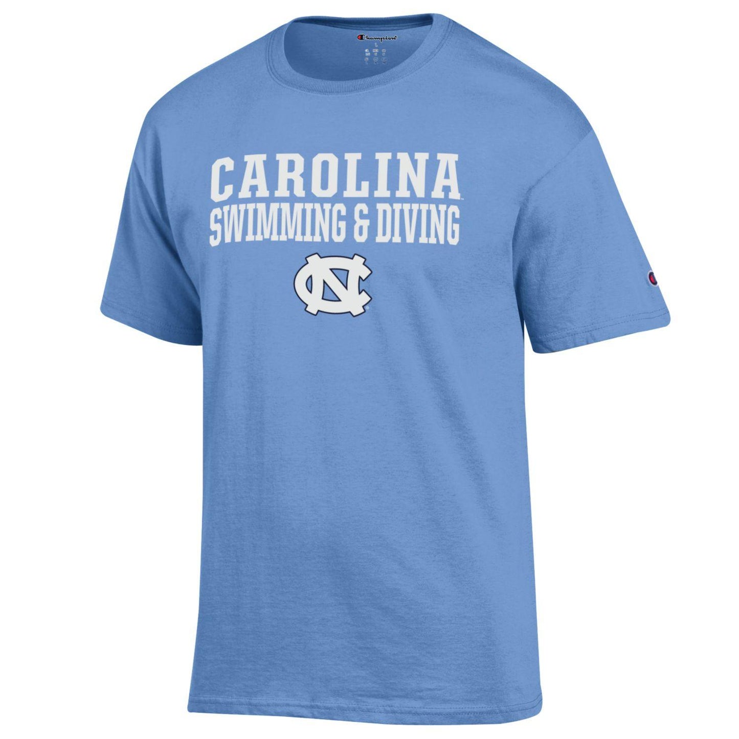 Carolina Swimming and Diving T-Shirt with UNC Logo by Champion ...