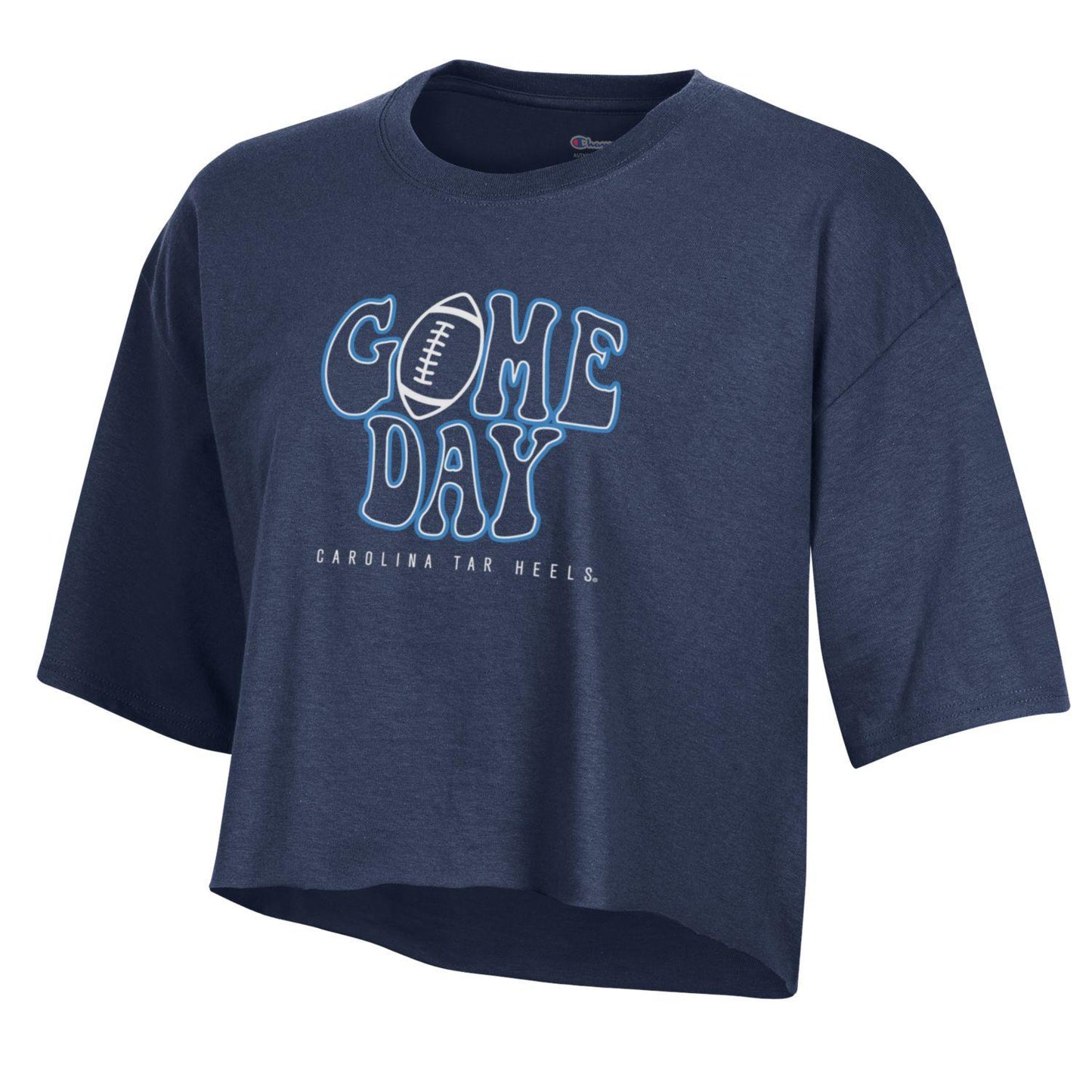 Carolina Tar Heels Football Game Day Crop T-Shirt by Champion