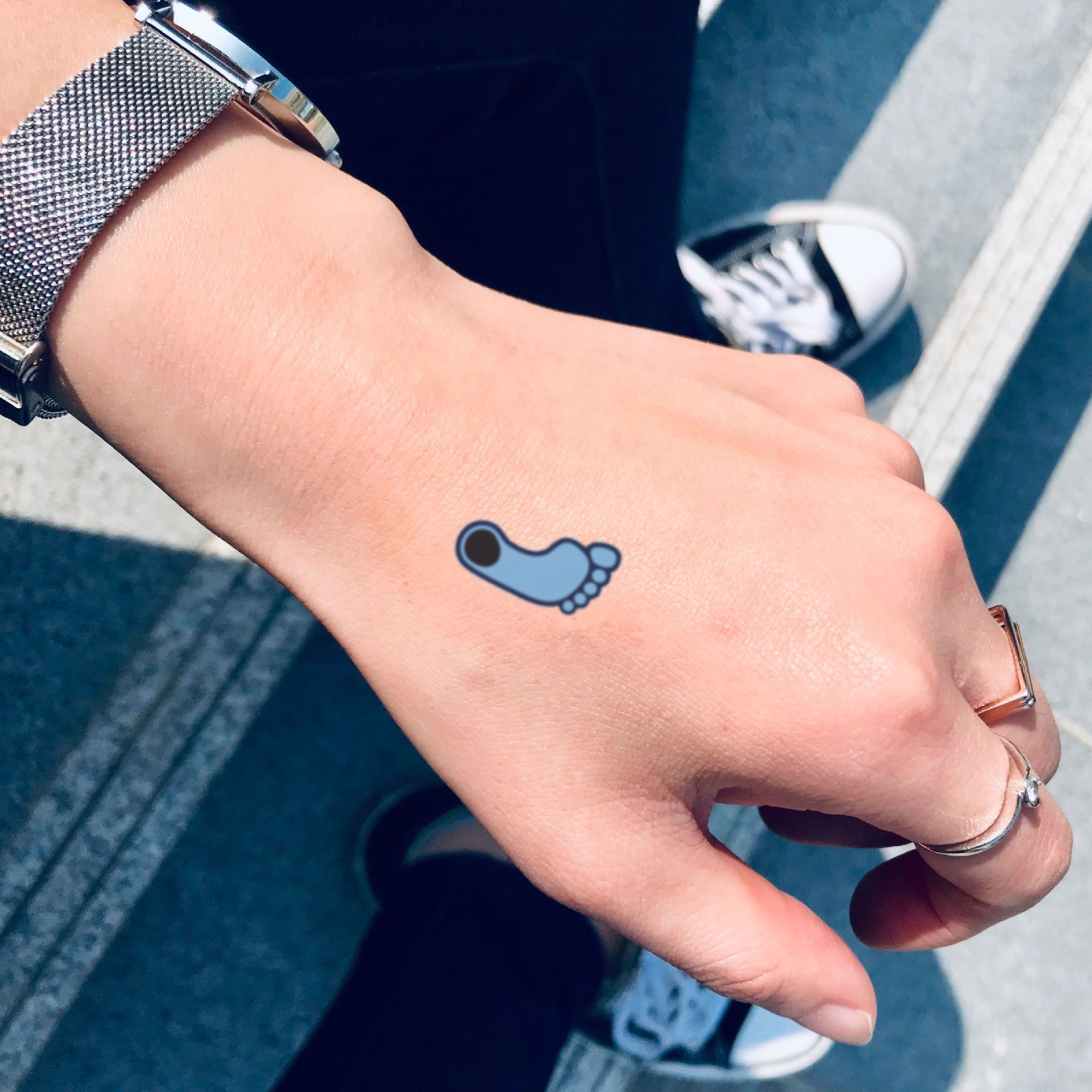 Women Waterproof Pattern Tattoo Stickers Party Decals Clavicle Blue  Butterfly  eBay