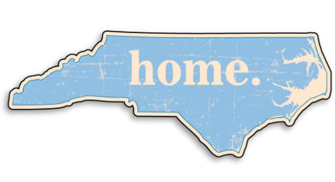 North Carolina Tar Heels 3 inch Home Magnet
