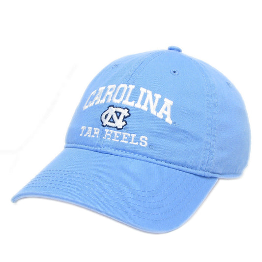 Carolina Tar Heels Hat by Legacy in Adjustable Carolina Blue with UNC Logo