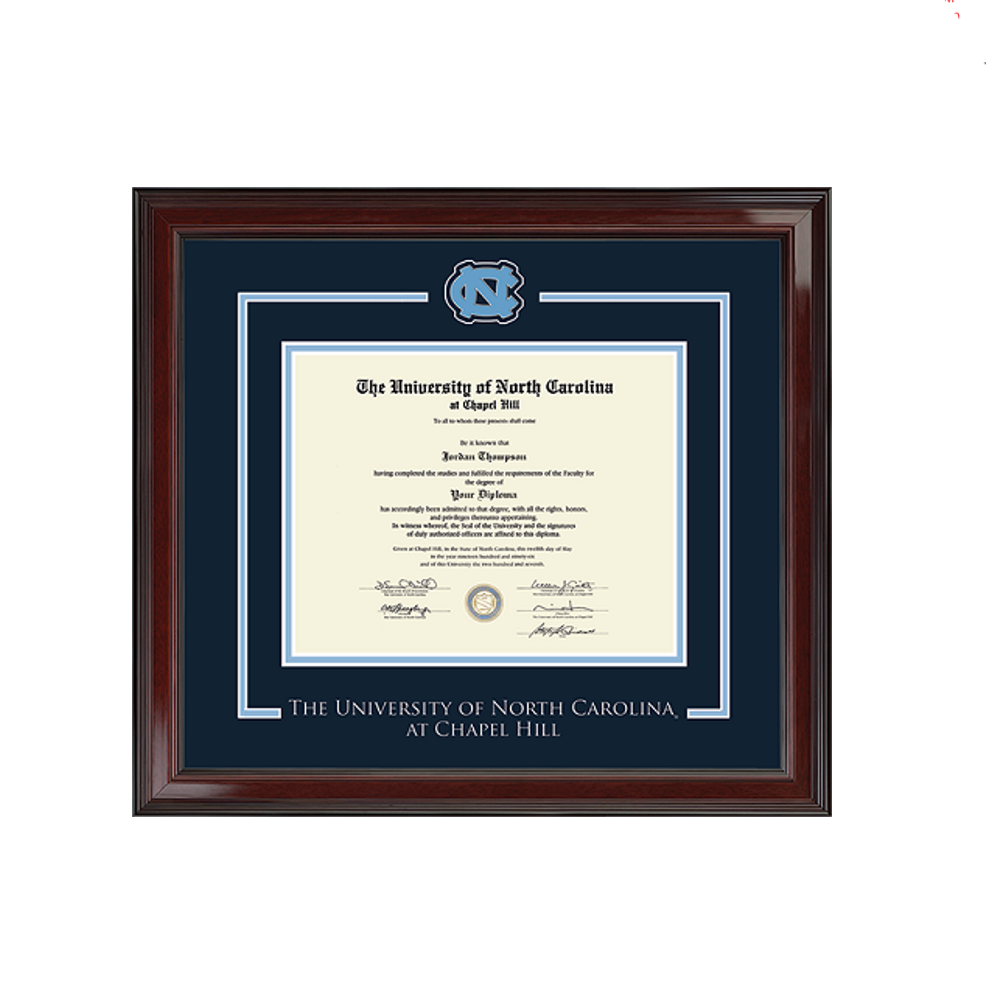 UNC Spirit Medallion Diploma Frame in Encore