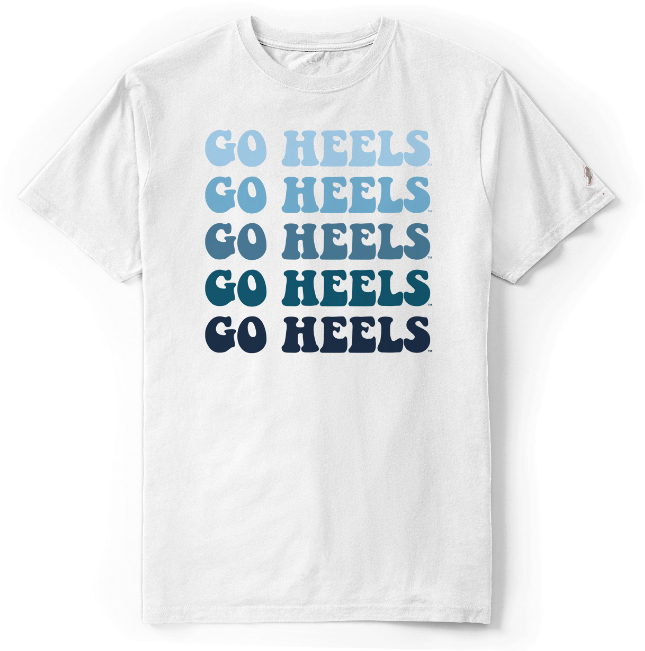 GO HEELS Groovy T-Shirt by Morgan Mickle
