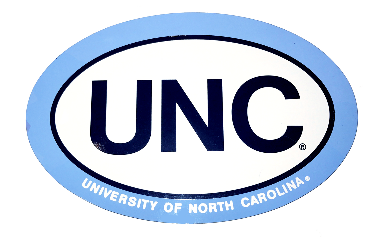Euro Magnet UNC Text by SDS - UNC 6 inch Oval Magnet