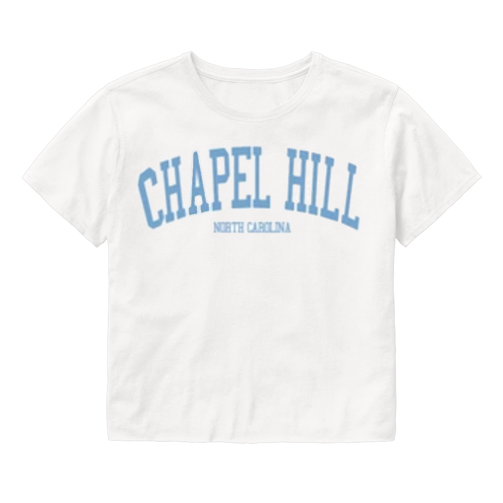 Chapel Hill Crop Top in White