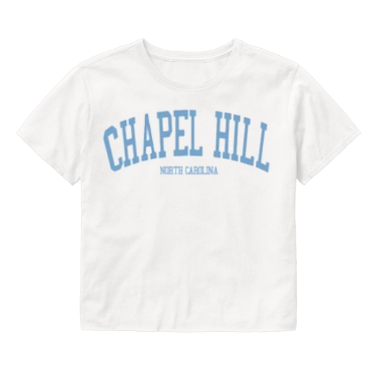 Chapel Hill Crop Top in White