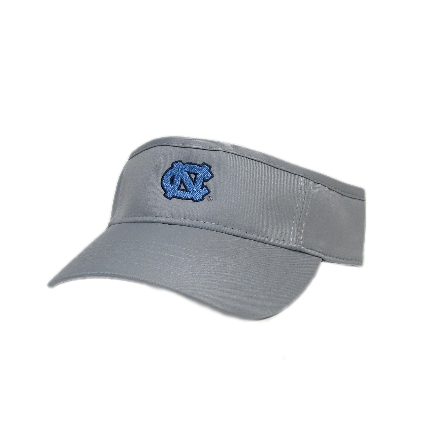 UNC Visor Grey Athletic Cool Fit Visor with Mini UNC Logo