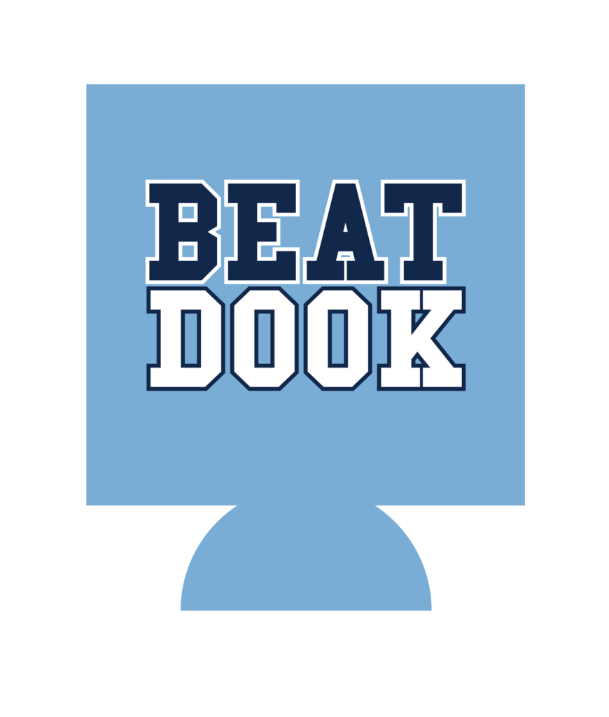 UNC Beat Dook Can Cooler for Standard 12 oz Cans by SHB