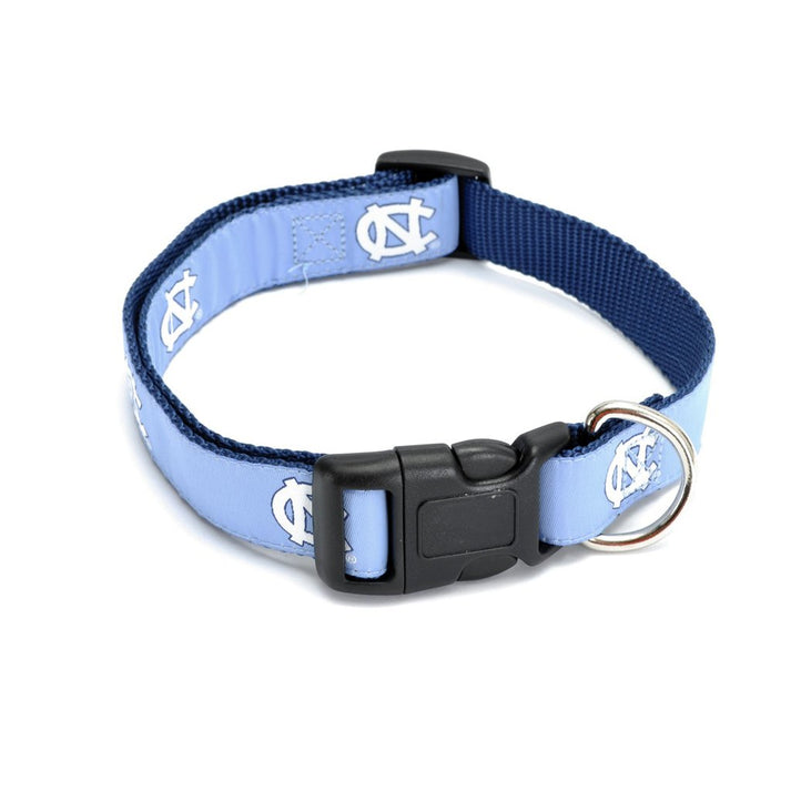UNC Dog Collar in Carolina Blue Shrunken Head