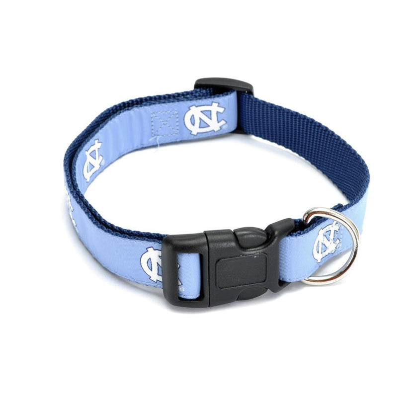 UNC Dog Collar in Carolina Blue – Shrunken Head