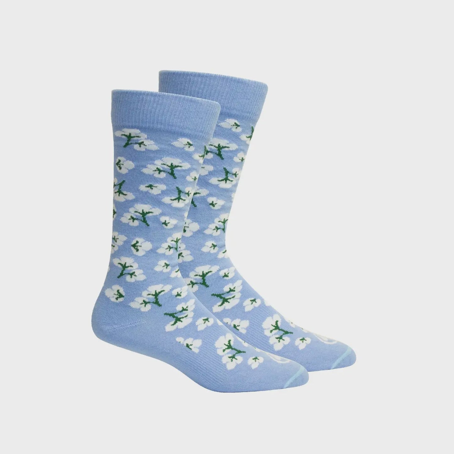 North Carolina Blue Cotton Socks for Adults One Size