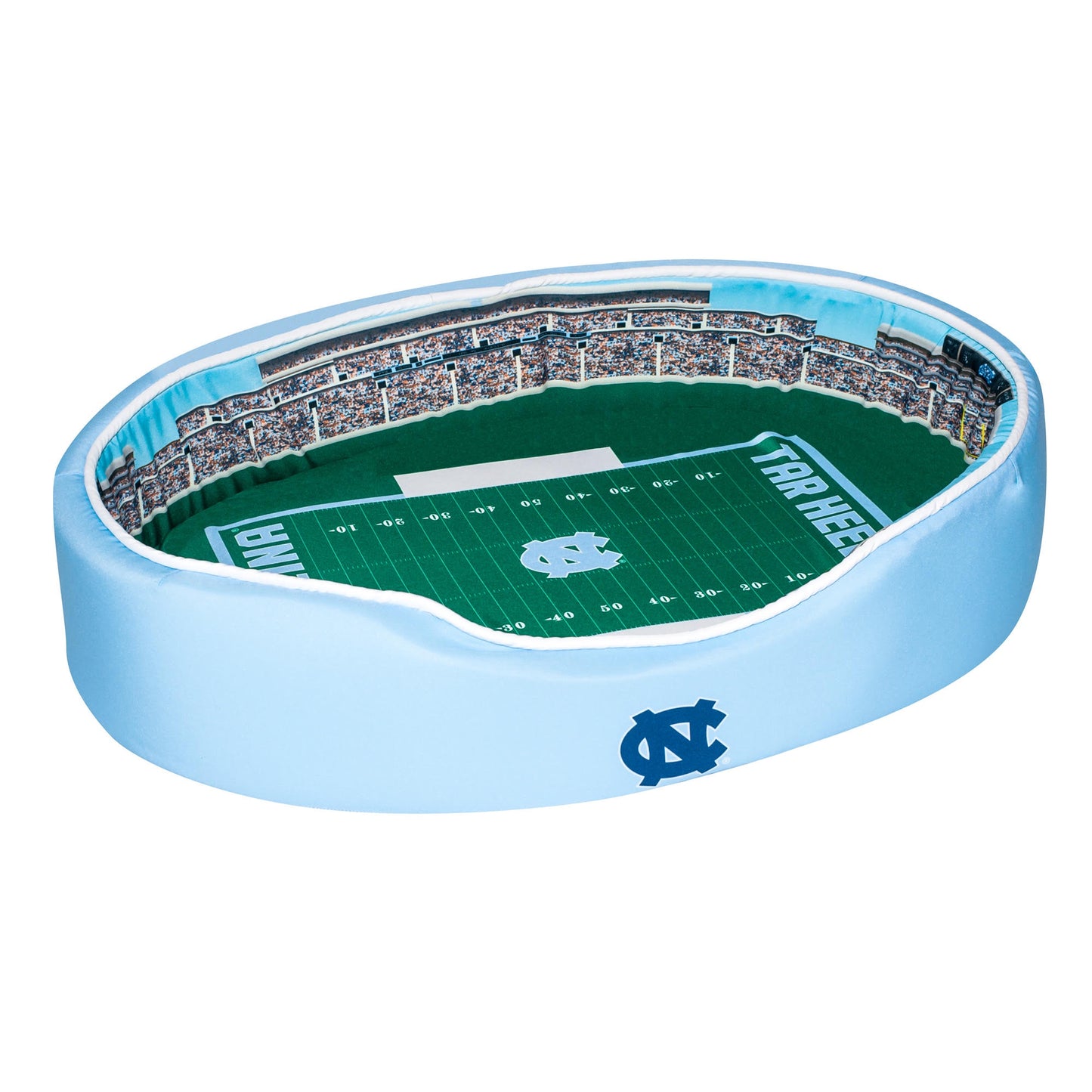 UNC Football Dog Bed North Carolina Tar Heels Kenan Stadium Pet Bed