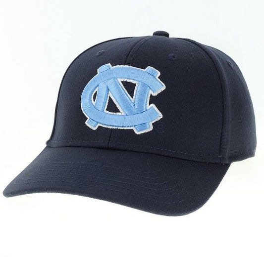 North Carolina Tar Heels Fitted Hat in Navy Blue with UNC Logo
