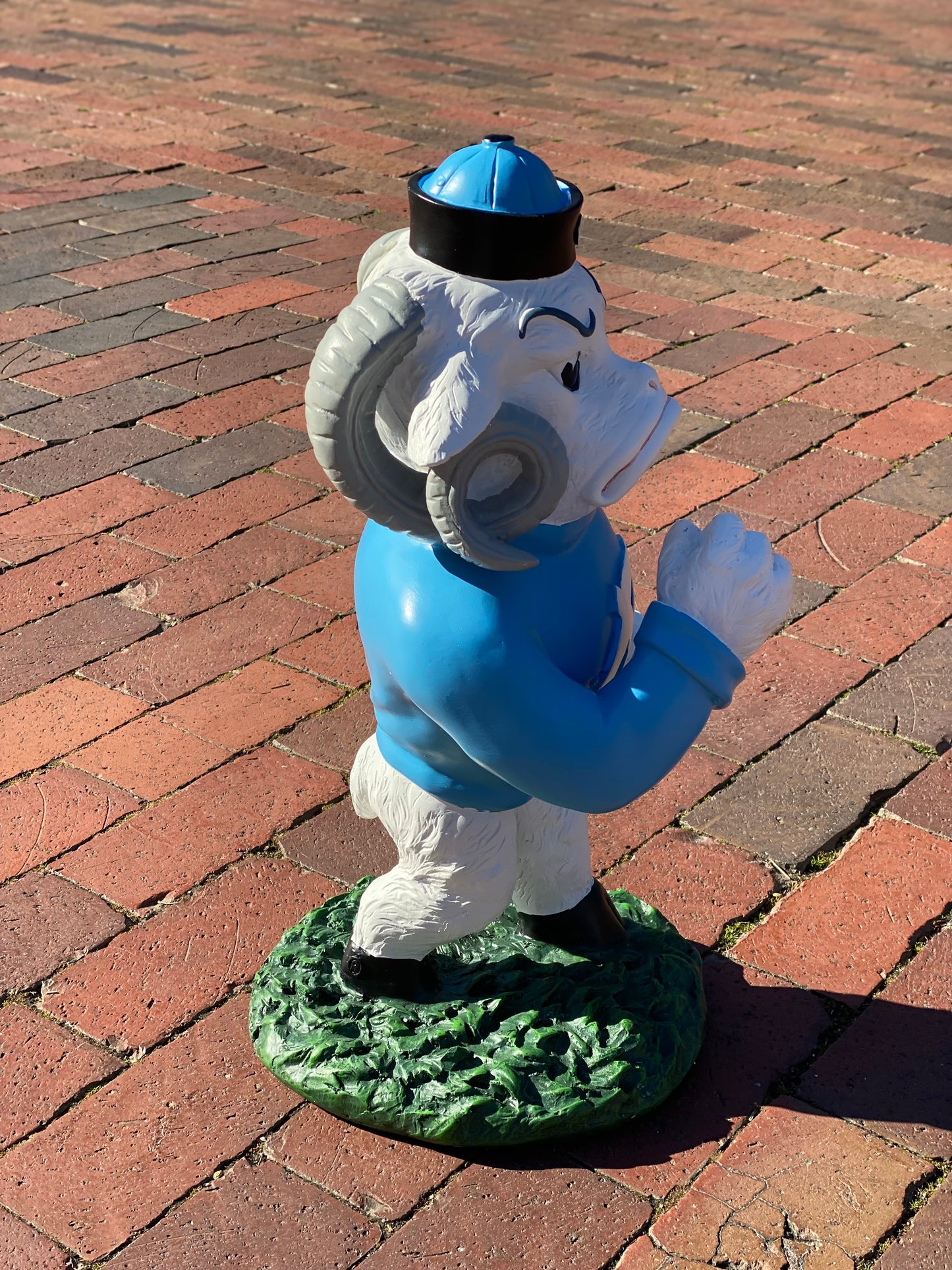 North Carolina Tar Heels Oxbay Painted Rameses Garden Statue