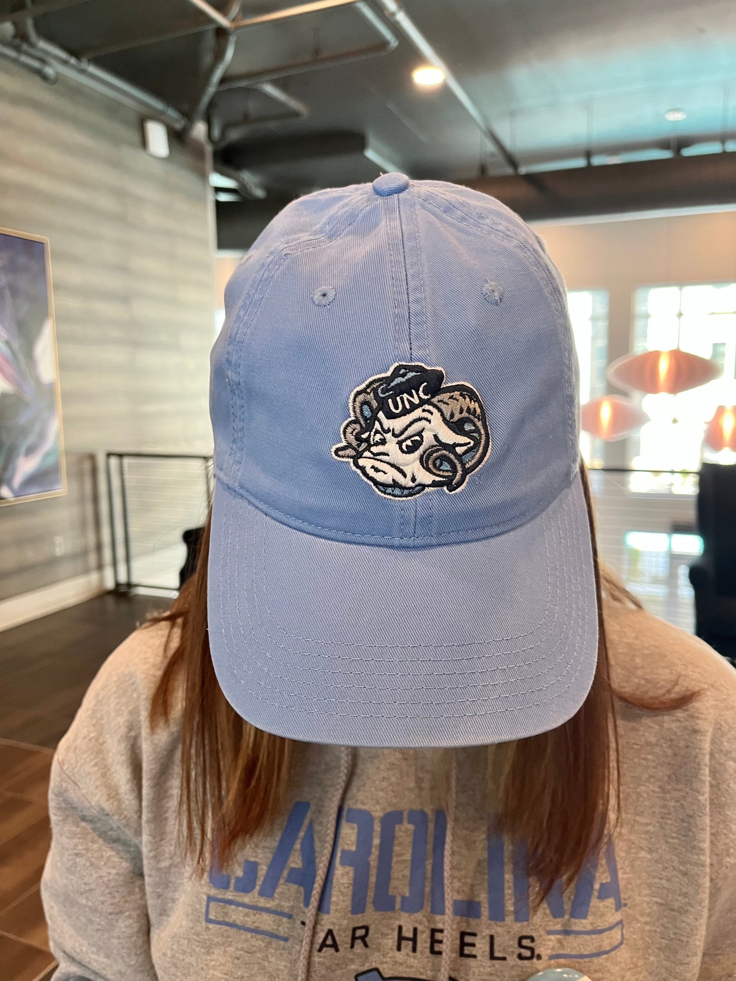 UNC Carolina Blue Rameses Mascot Hat by Legacy