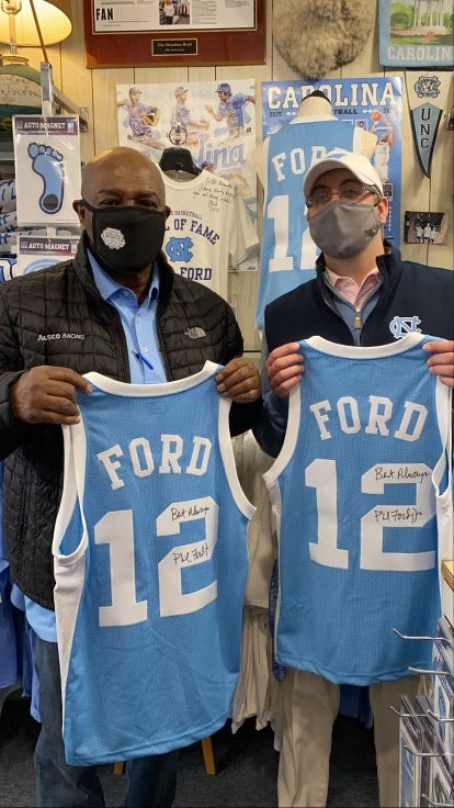 Phil Ford UNC Basketball Jersey Retro Heavyweight Style