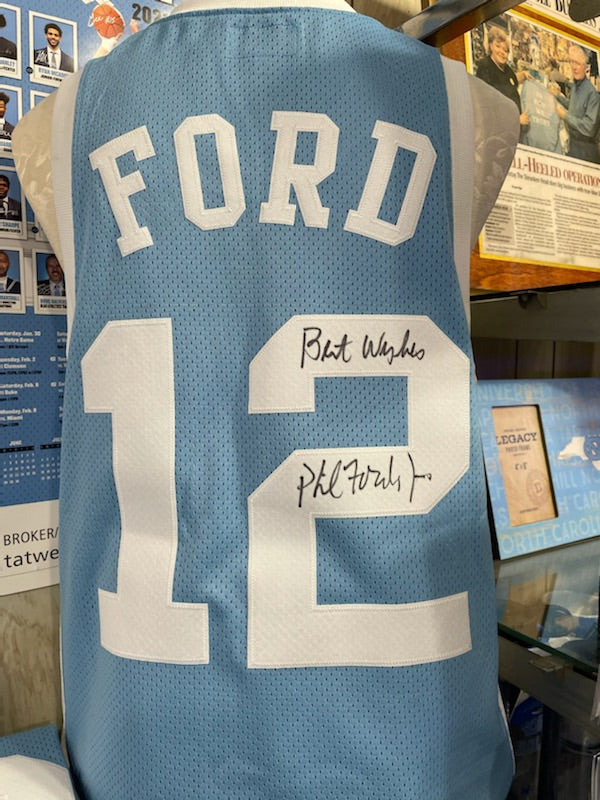 Phil Ford UNC Basketball Jersey Retro Heavyweight Style