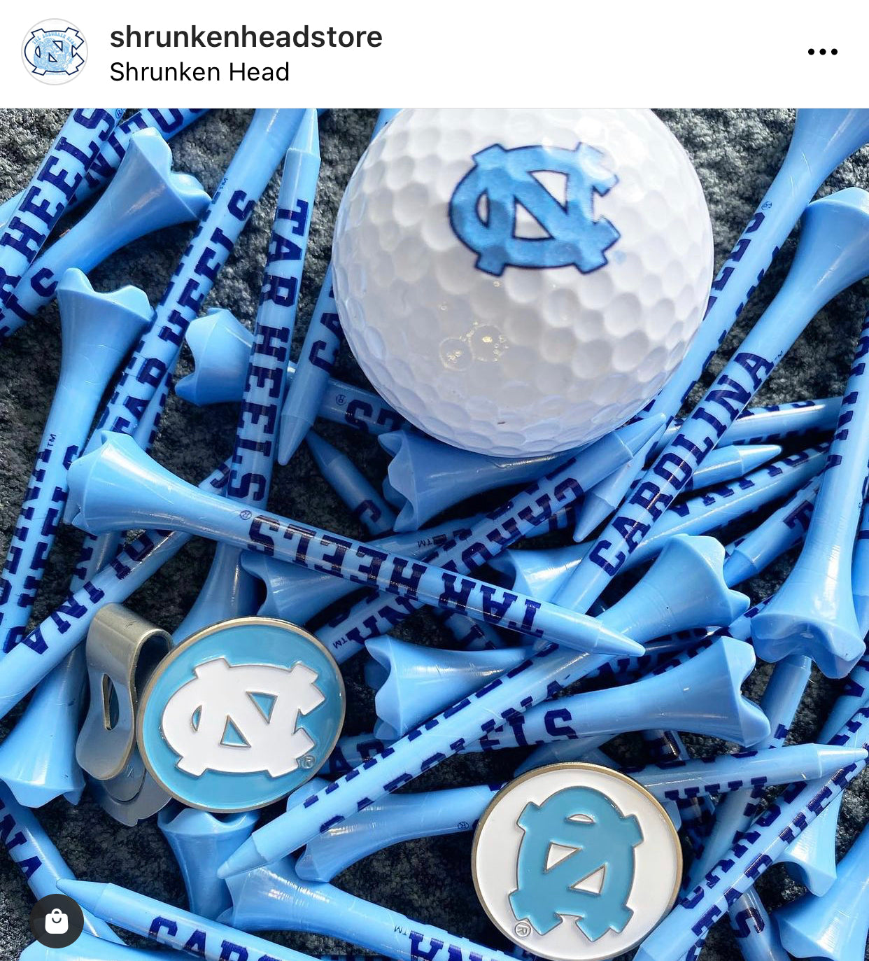 North Carolina Tar Heels Wincraft UNC Golf Balls Set of 3