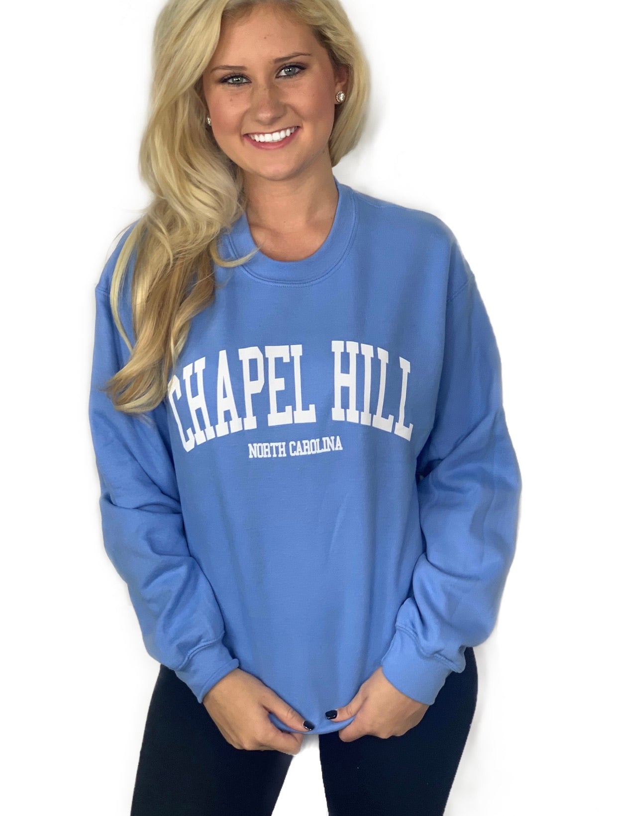 North carolina best sale blue sweatshirt