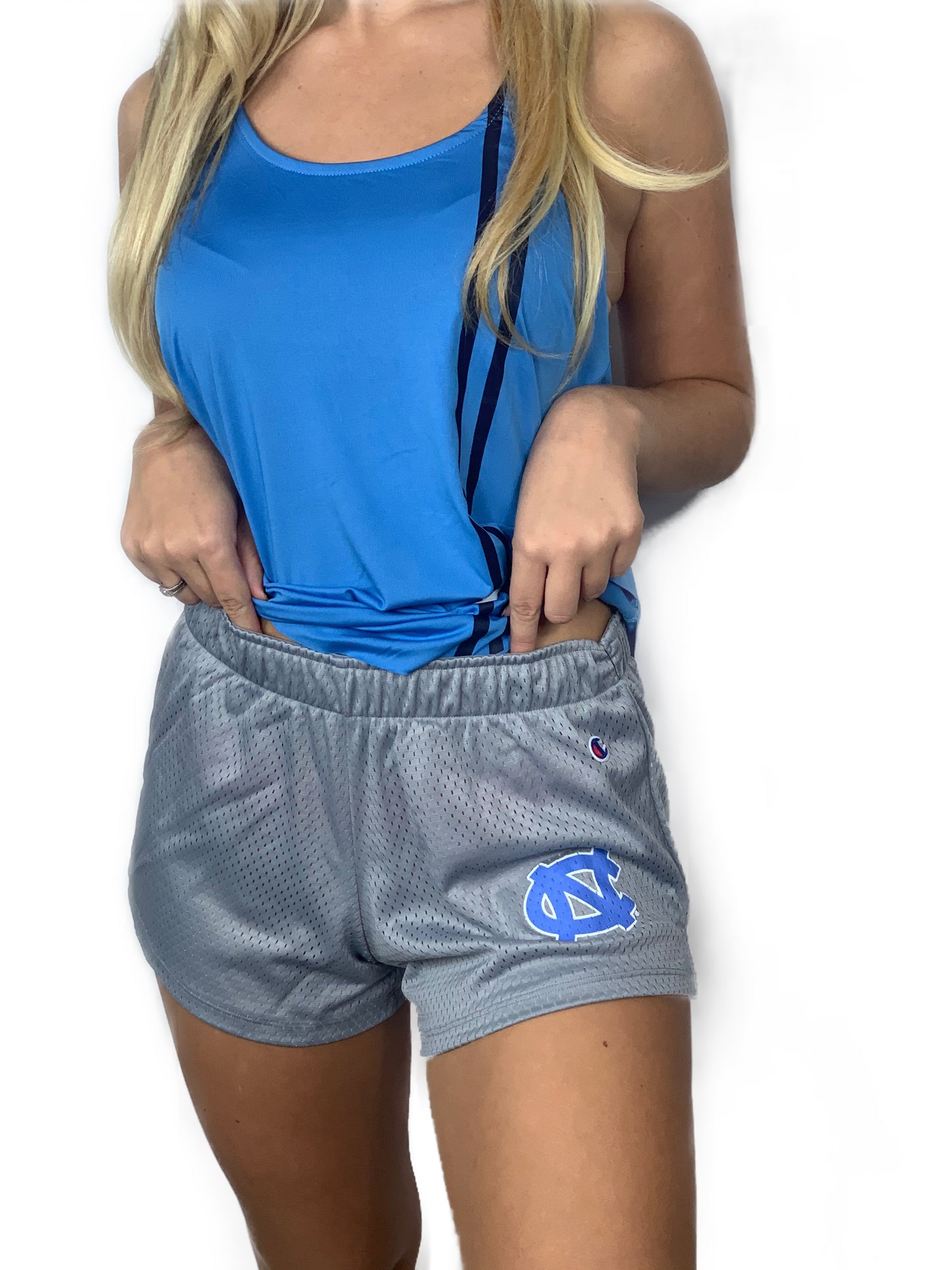 Active Grey Champion Women’s Mesh UNC Shorts