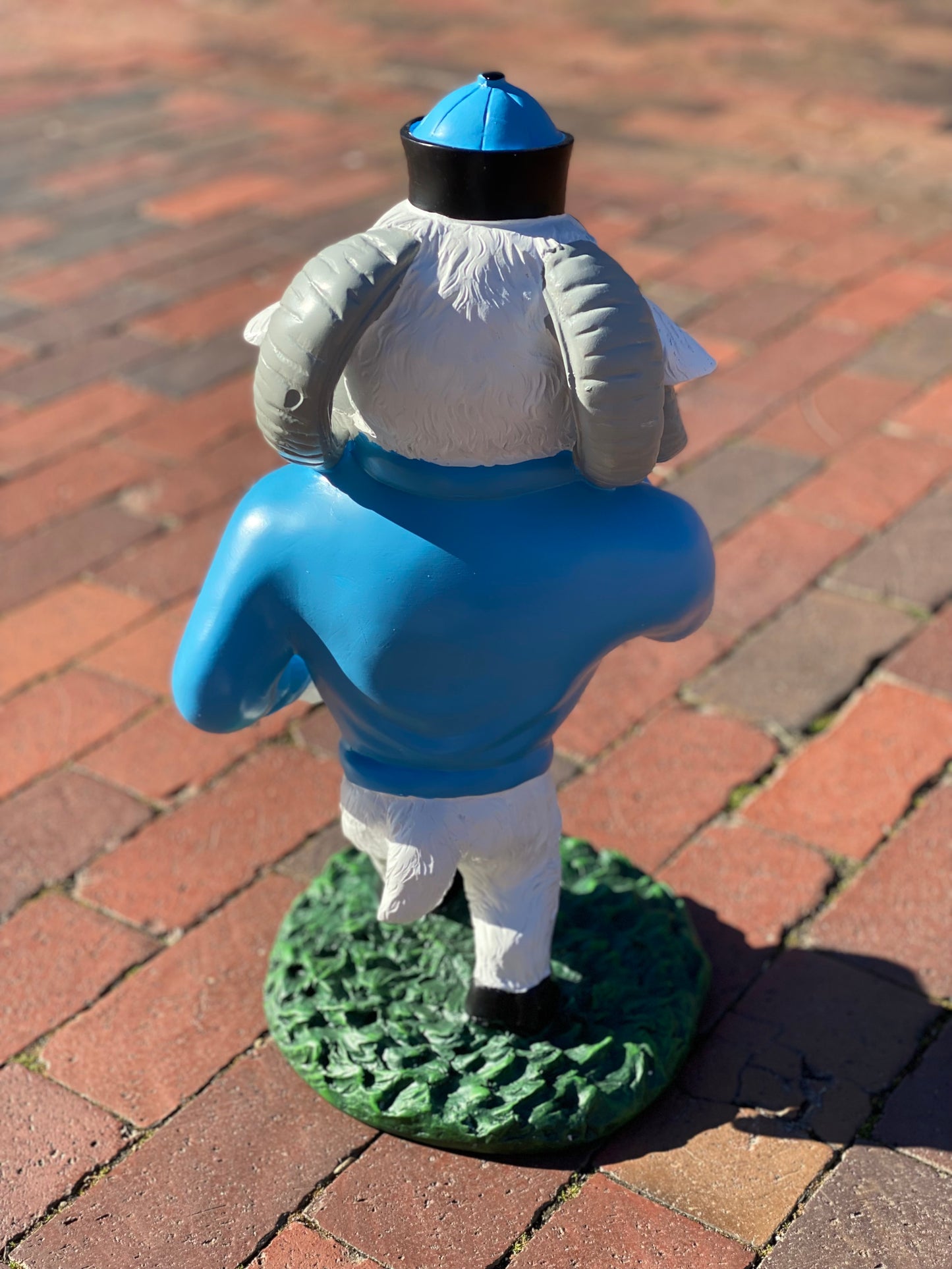 North Carolina Tar Heels Oxbay Painted Rameses Garden Statue