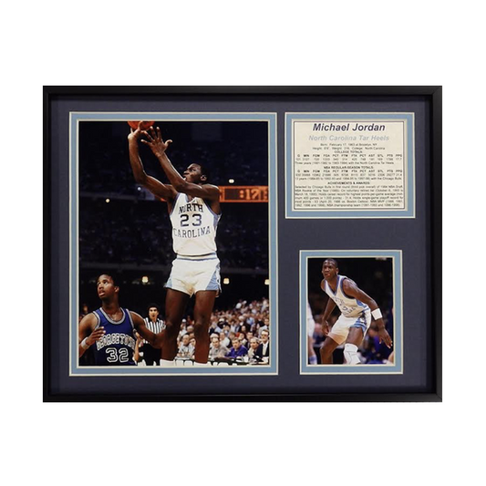 North Carolina Tar Heels Legends Never Die Michael Jordan Final Shot Framed Picture