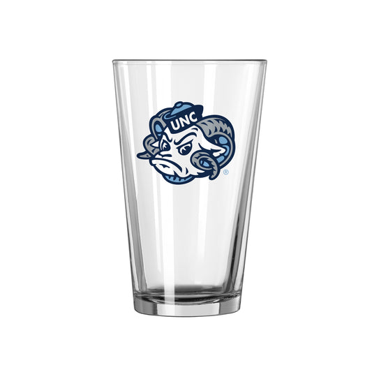 North Carolina Tar Heels Rameses Logo Pint Glass