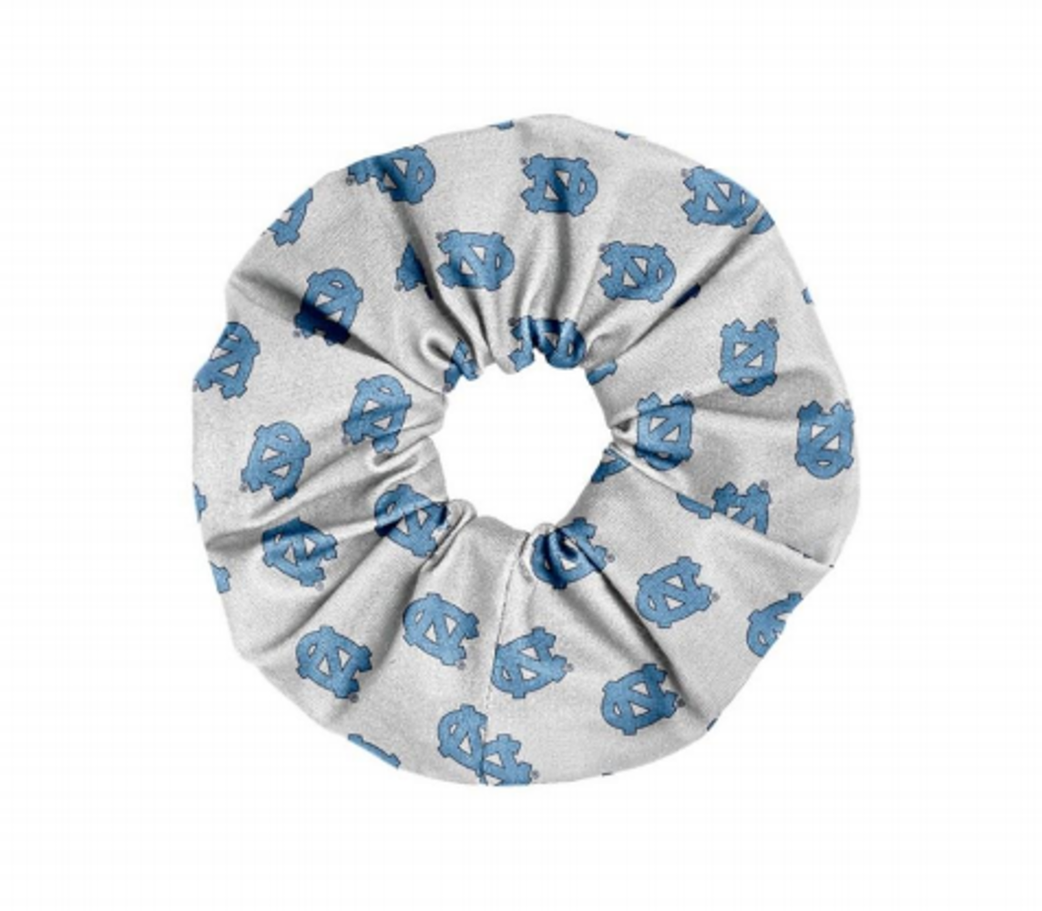 North Carolina Tar Heels League White UNC Scrunchie